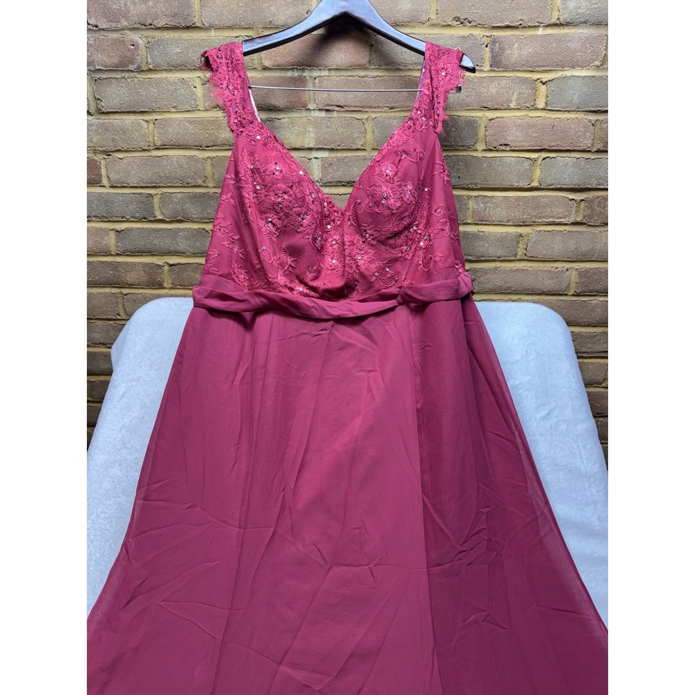 JJsHouse Mulberry Lace Sequin Chiffon Formal Gown Dress US 20W DH44500 NWT